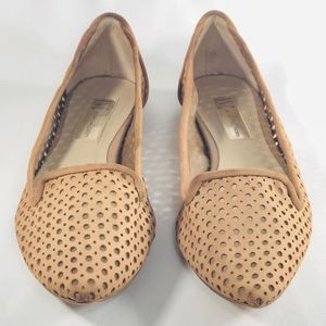 INC International Concepts Tan Leather Flats 🥿